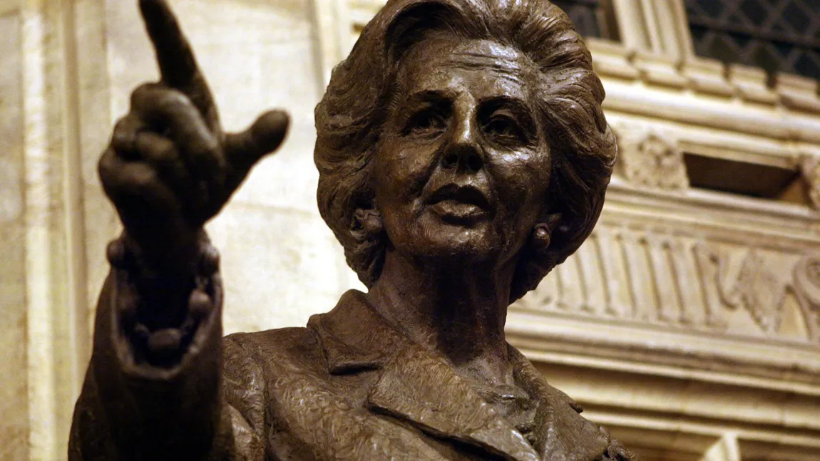 Statuia în memoria Margaretei Thatcher a fost blocată din cauza unor posibile acte de vandalism