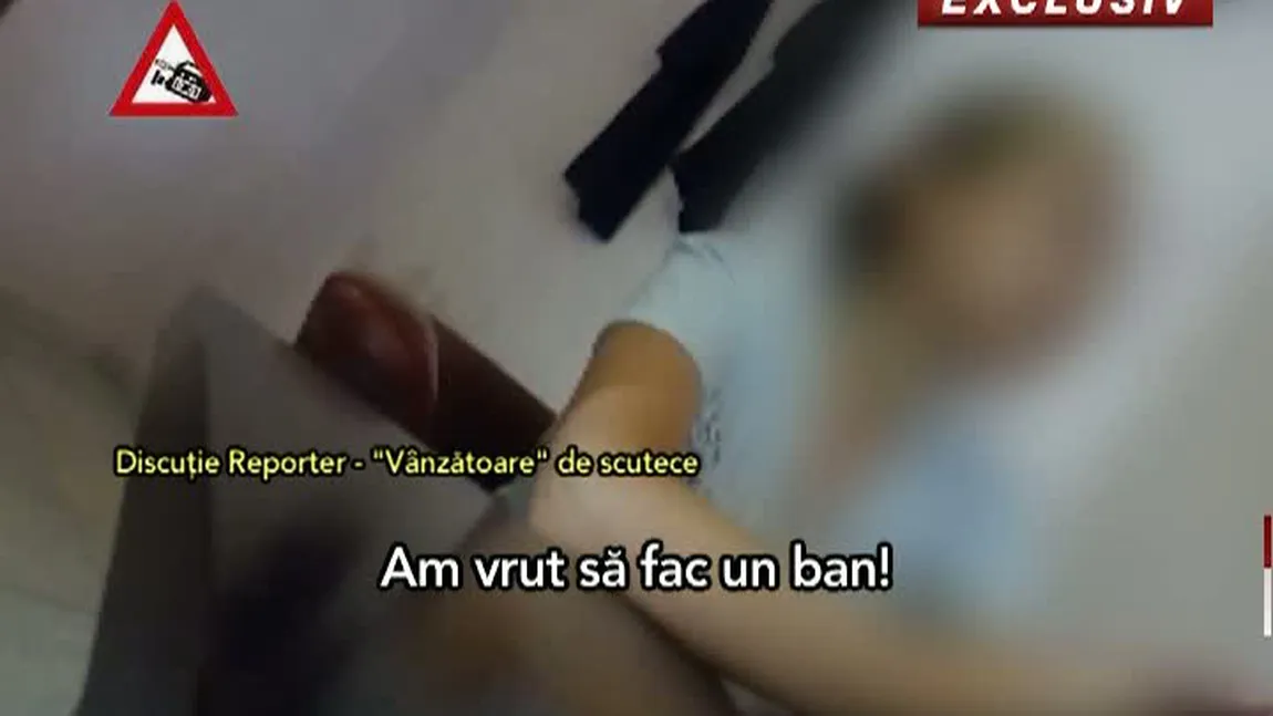 Prima apariţie a unei escroace din afacerea cu pamperşi: Am vrut să fac un ban, ca mine sunt sute VIDEO