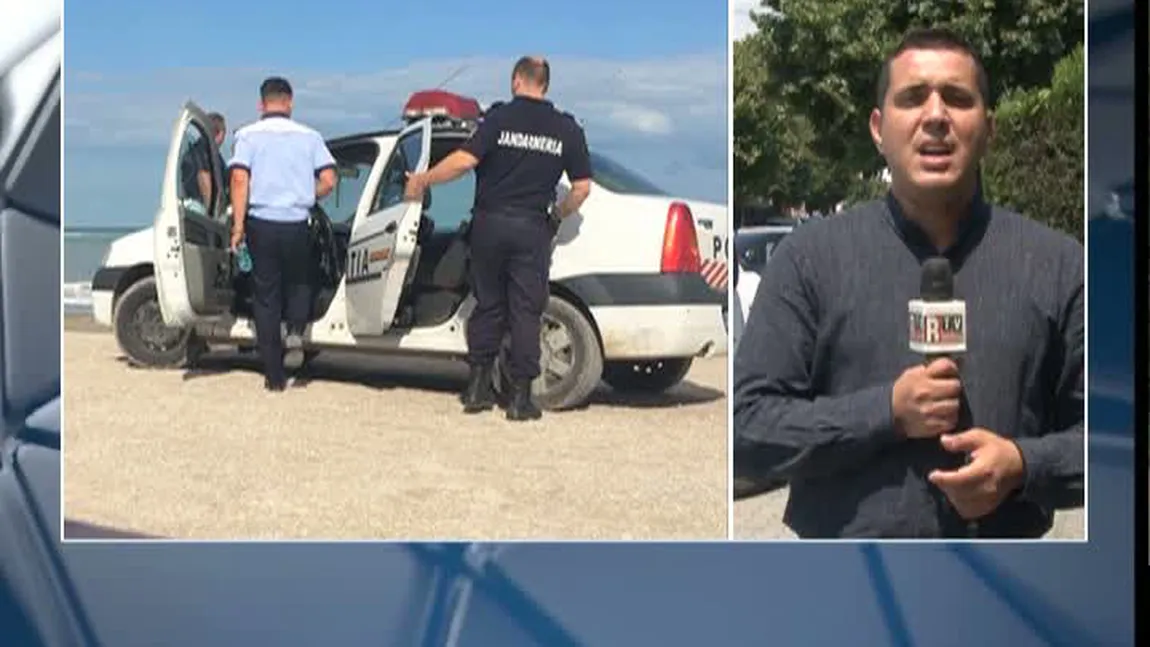 Imagini scandaloase pe litoral. Mai mulţi poliţişti au intrat cu maşina pe plajă