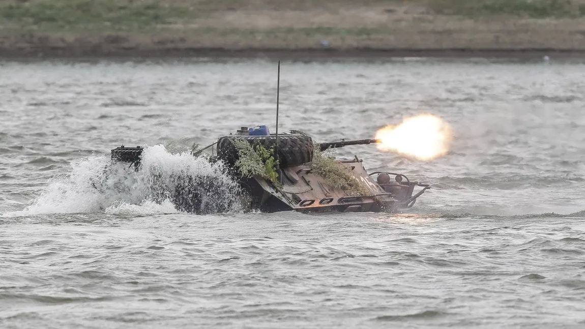 TAB scufundat în Dunăre în timpul unui exerciţiu NATO. UPDATE