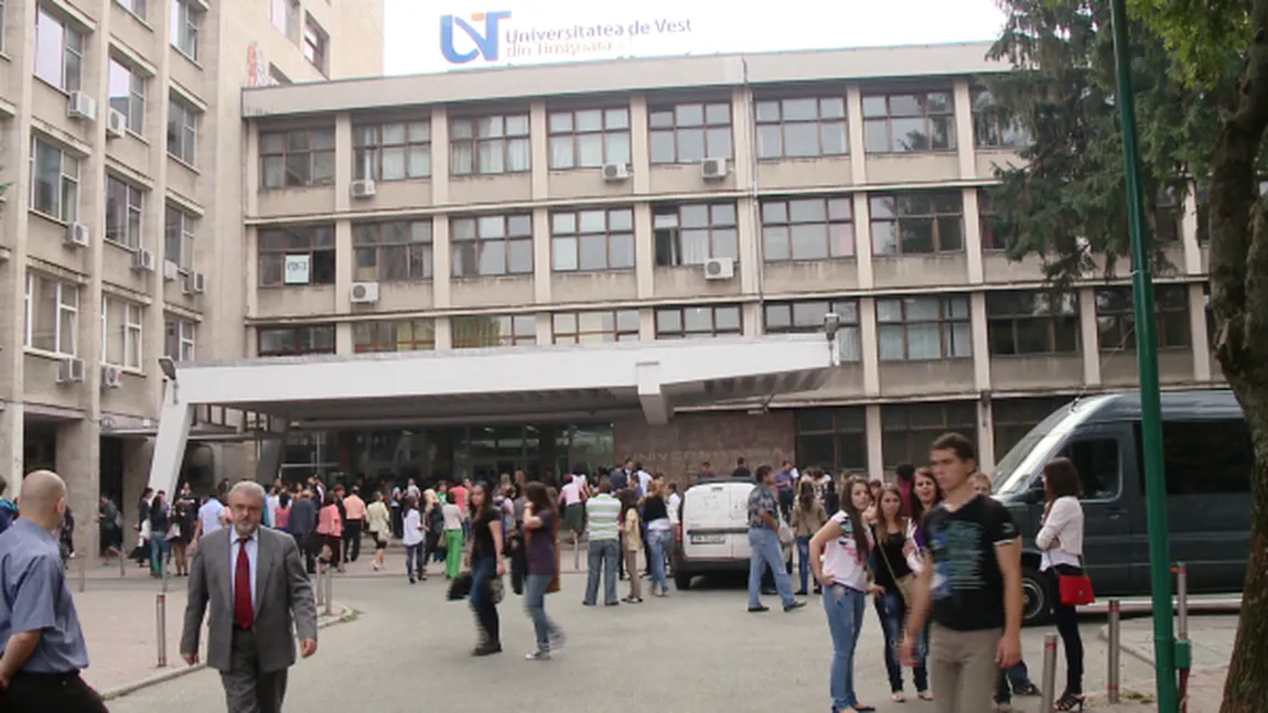 Universitatea de Vest din Timişoara, peste 2.000 de locuri la buget. Cazare gratuită în cămine pentru cei care vor susţine admiterea