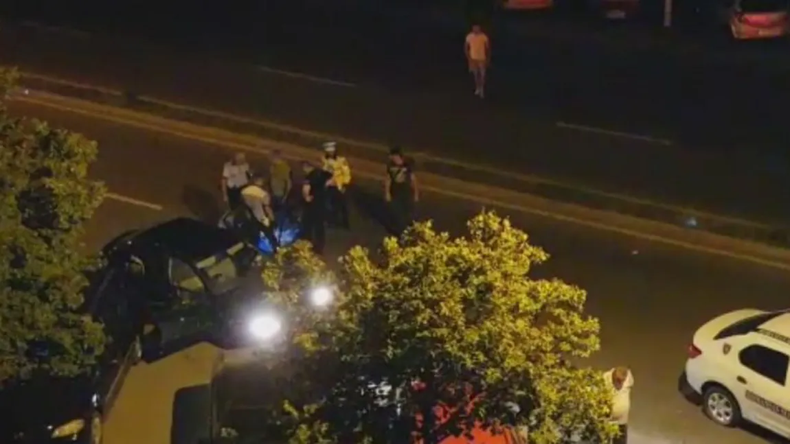 Urmărire ca-n filme la Deva. Un şofer a fugit de Poliţie şi a lovit cinci maşini
