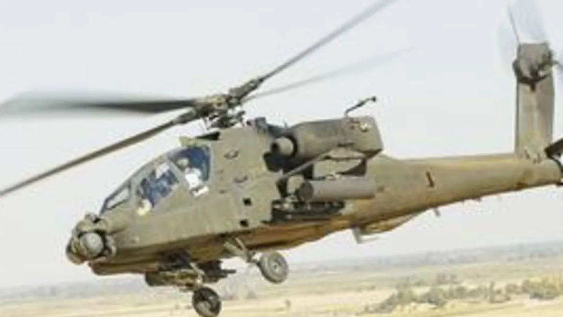 Elicopter prăbuşit în Israel. Pilotul a murit, iar copilotul este grav rănit