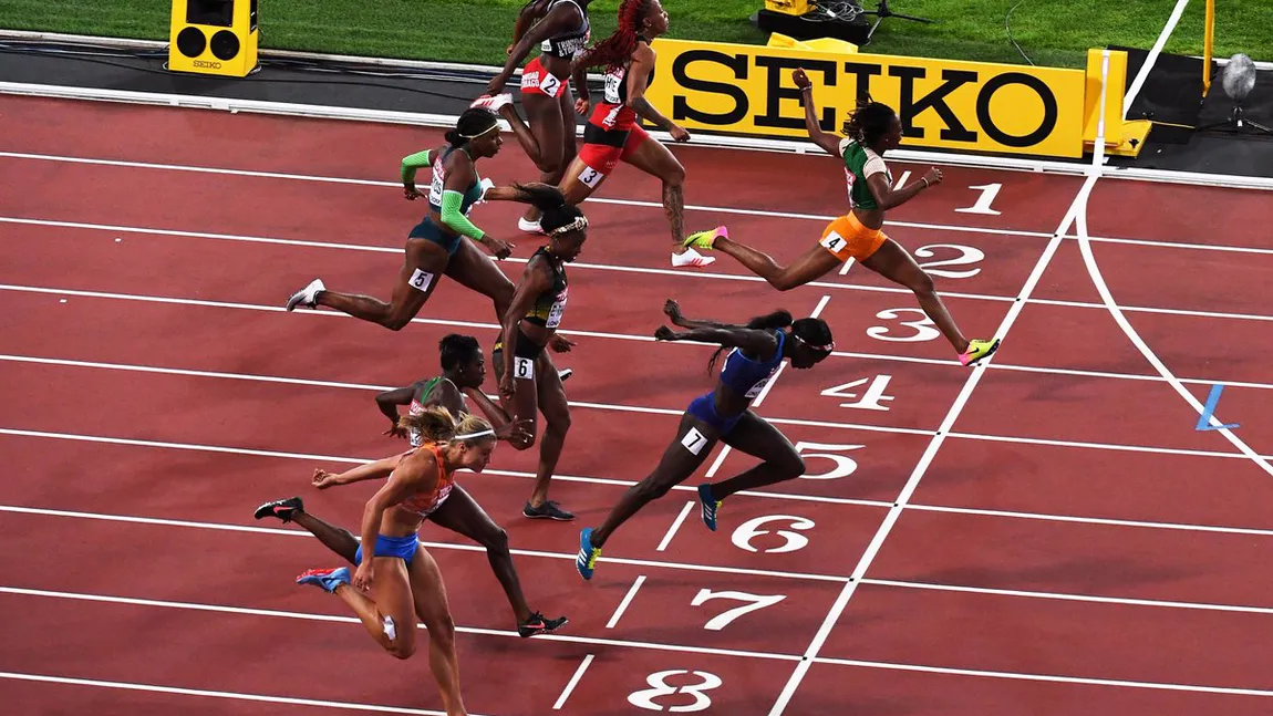 Mondialele de Atletism. Cursă dramatică la 100 m fete, campioana olimpică a terminat abia a 5-a VIDEO