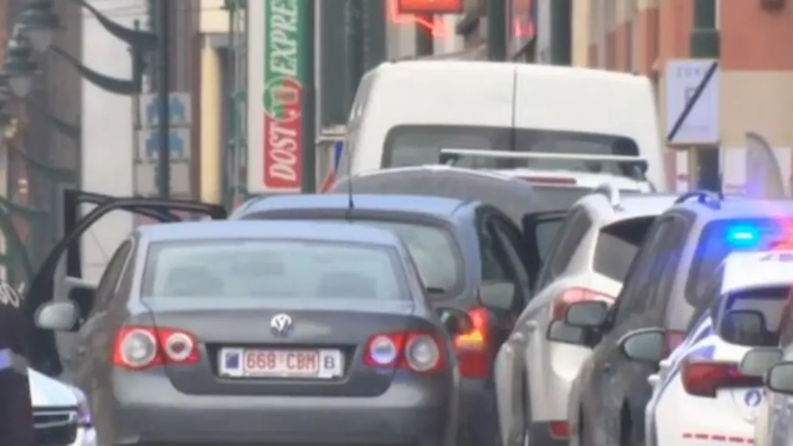 ALERTĂ la Bruxelles. Poliţiştii au oprit cu focuri de armă un vehicul suspect