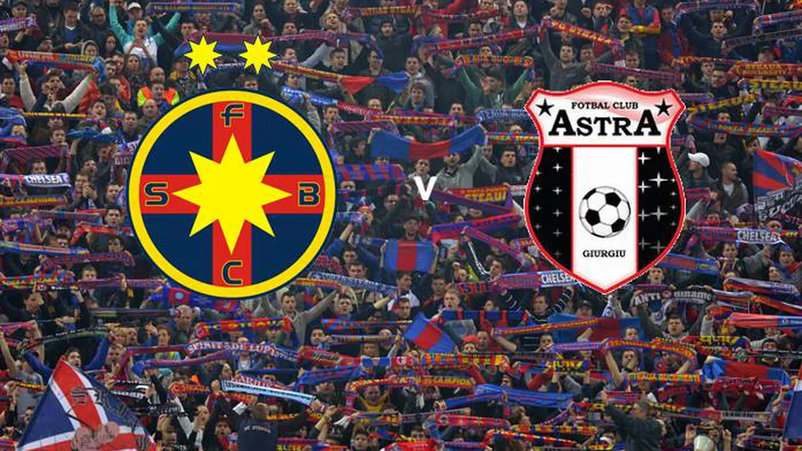 PROGRAM LIGA 1: Când se joacă derby-ul Steaua - Astra
