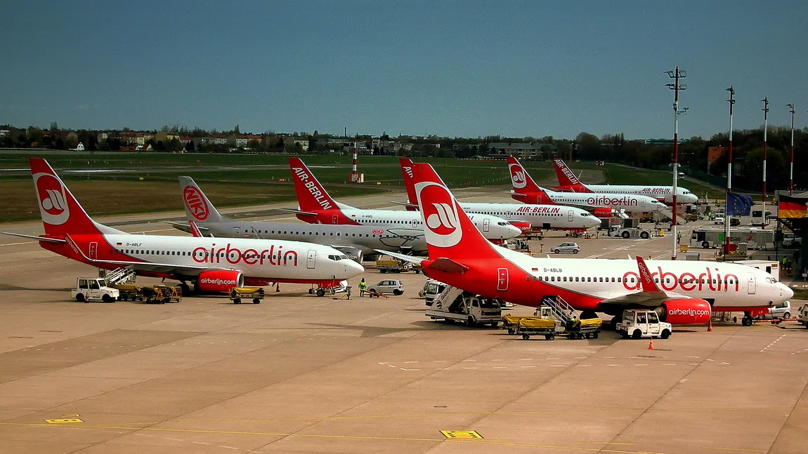 70 de zboruri Air Berlin au fost anulate, după ce piloţii s-au îmbolnăvit subit