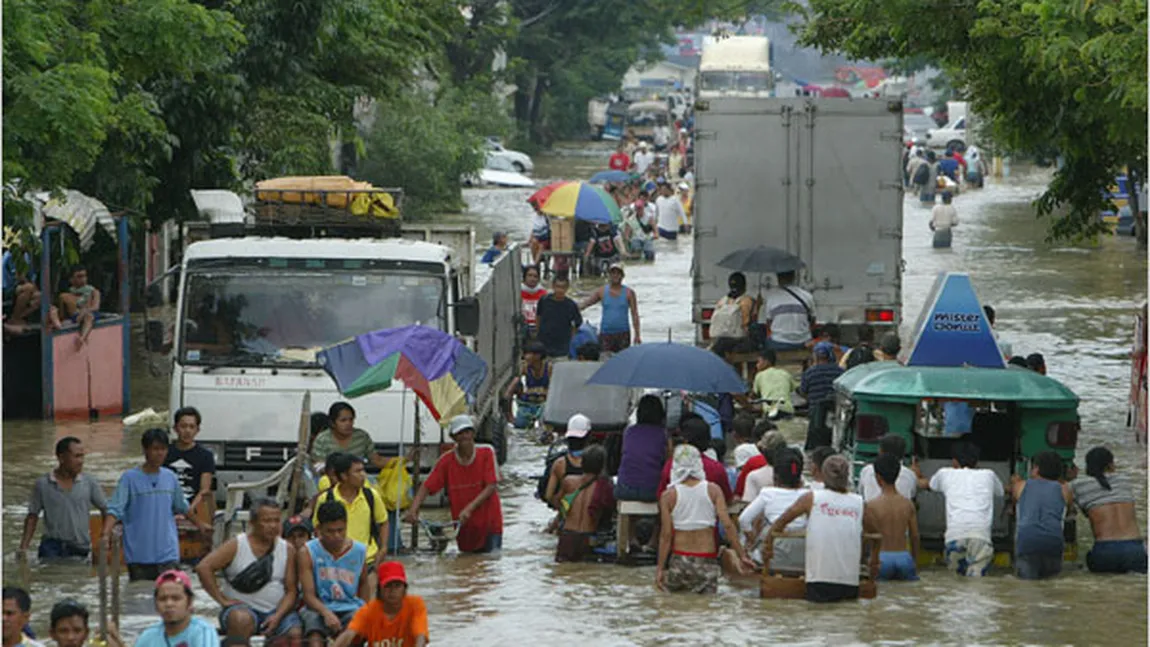 Ciclonul tropical din Filipine a făcut cel puţin patru morţi, inclusiv copii, iar şase persoane sunt date dispărute