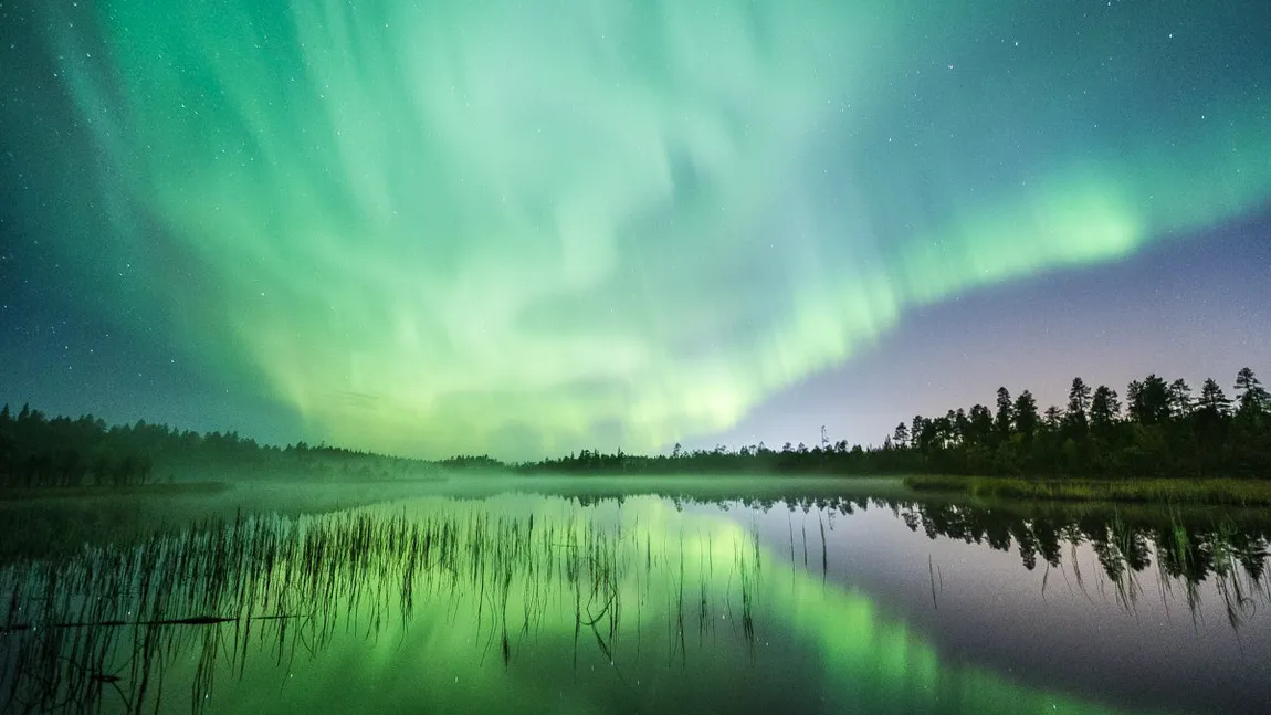 Aurora Boreală, filmată de la bordul Staţiei Spaţiale Internaţionale. Imaginile îţi taie răsuflarea VIDEO