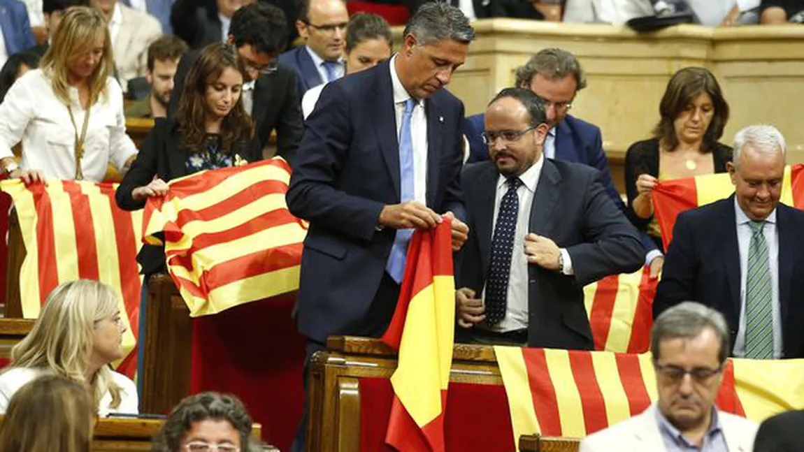 Referendumul pentru independenţa Cataloniei a fost aprobat de Parlamentul regional. Scrutinul va avea loc pe 1 octombrie