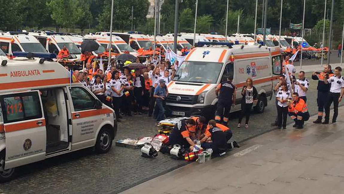 Bărbat în comă după ce a fost accidentat de o ambulanţă