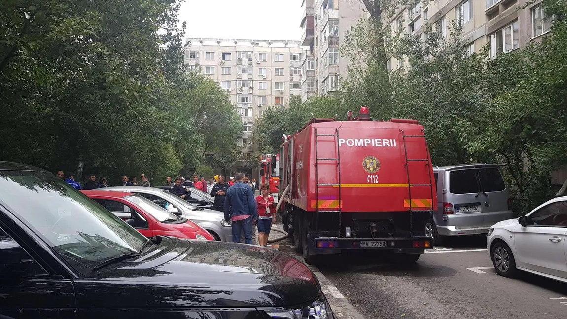 Incendiu într-un apartament din Capitală. Un om a fost ars de viu