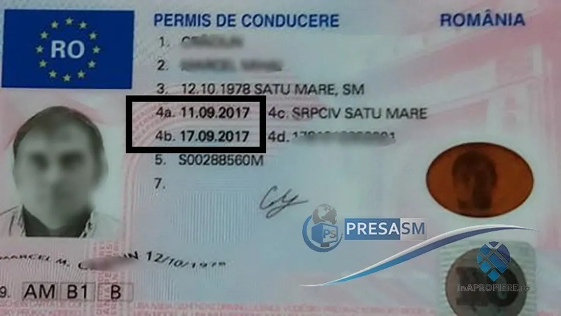 INCREDIBIL. A fost eliberat permisul de conducere cu valabilitate de 6 zile