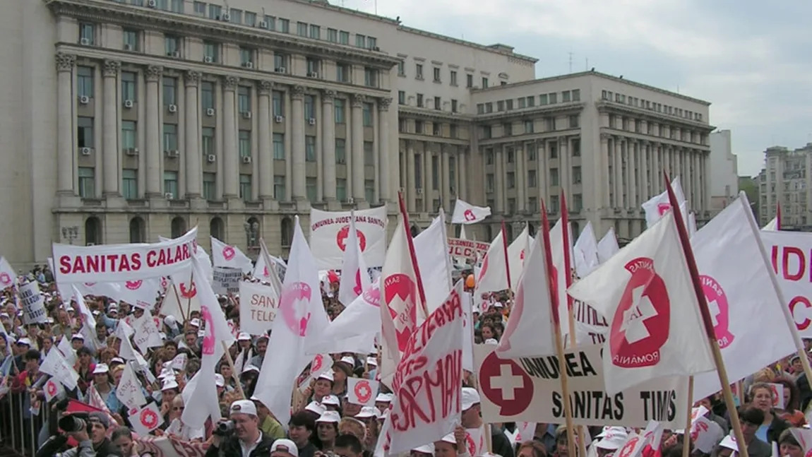 Proteste în Capitală: Sindicaliştii din sănătate pregătesc un miting de amploare pe 19 octombrie