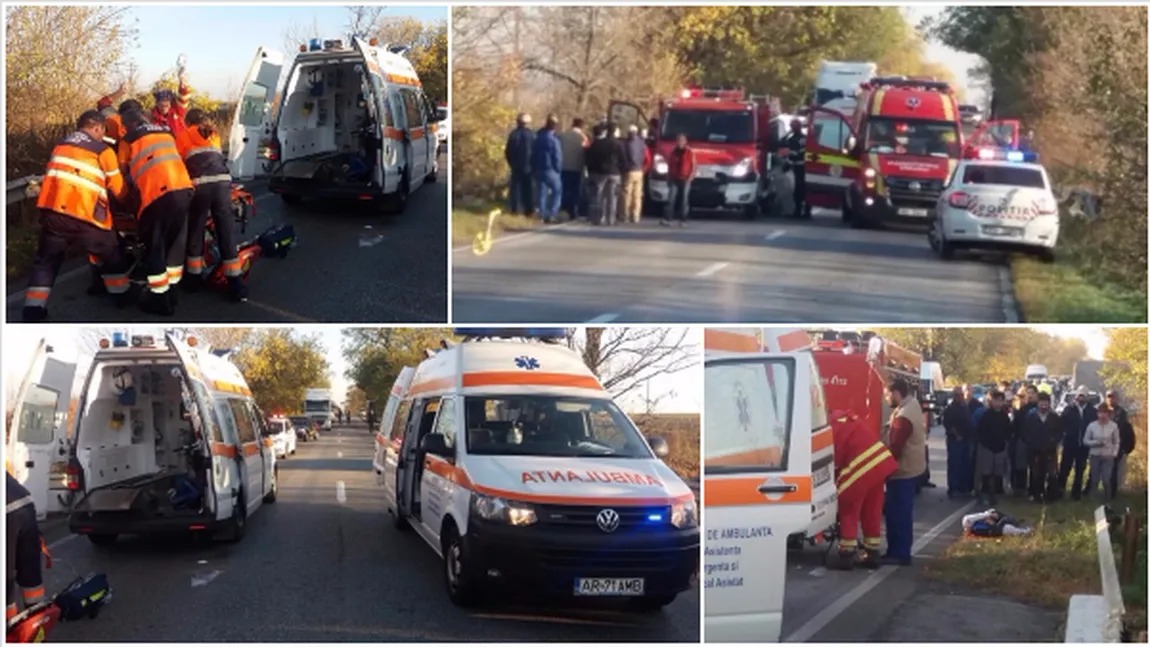 Accident cu doi morţi la Arad. Alte două persoane au rămas încarcerate