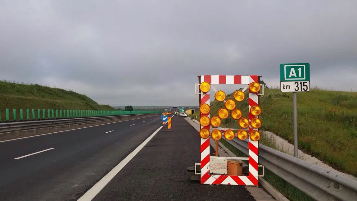 Restricţii de circulaţie pe Autostrada Sibiu-Orăştie din cauza lucrărilor la carosabil