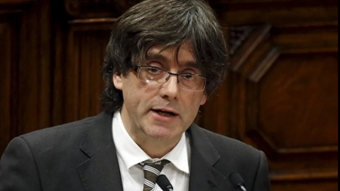 Declaraţia liderului separatist catalan Charles Puigdemont a fost SUSPENDATĂ fără explicaţii