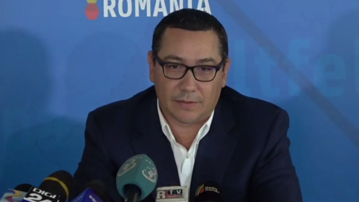 Victor Ponta: Pro România va avea un candidat la alegerile prezidenţiale din 2019