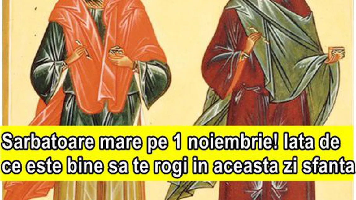 CALENDAR ORTODOX 2017: Sfinţii Doctori fără arginţi ţin bolile departe de tine. Ce trebuie să faci pentru sănătatea familiei
