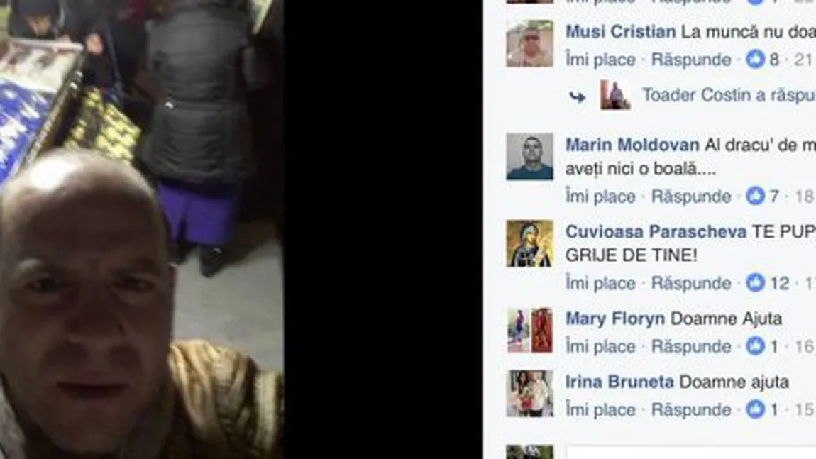 Selfie cu moaştele Sfintei Parascheva. Imaginile au devenit virale. Polemică pe Facebook