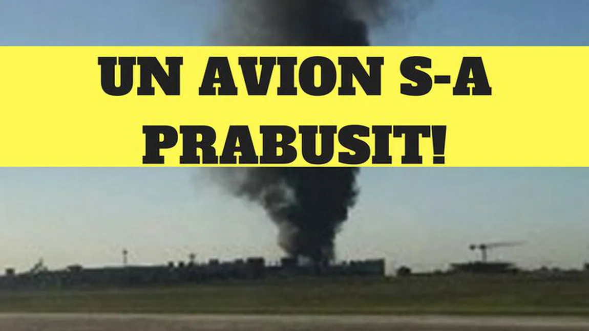 Avion prăbuşit, nu există supravieţuitori. Primele imagini VIDEO