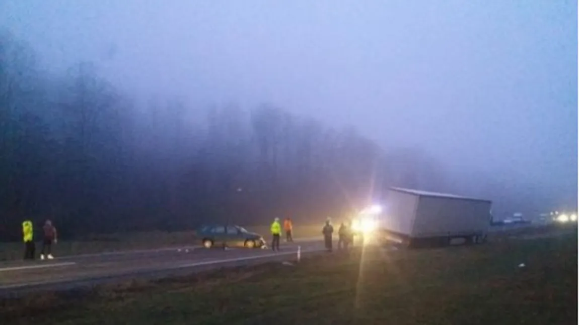 Accident pe DN1, în Braşov: Patru persoane, între care doi copii, au fost rănite