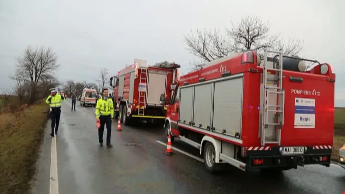 Accident grav în Harghita. O persoană a murit, iar alte şapte au fost rănite