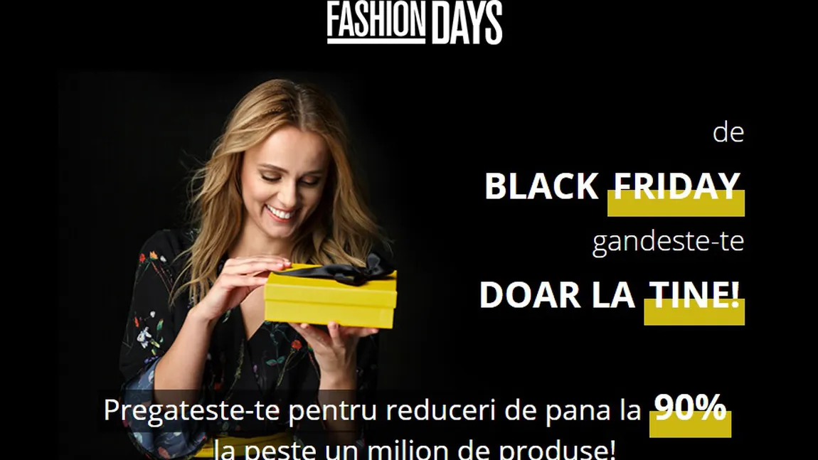 Black Friday 2017 Fashion Days: Jimmy Choo, Burberry, Prada sau Valentino la reduceri