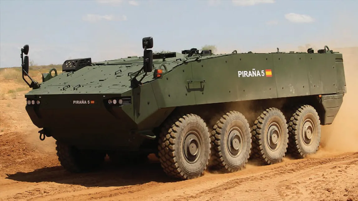 Armata Română va achiziţiona 227 de transportoare blindate Piranha 5. Guvernul a aprobat o HG în acest sens