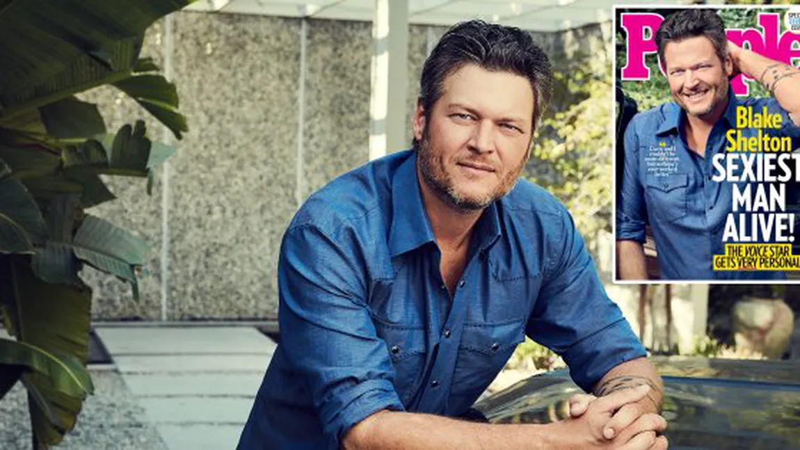 Blake Shelton, cel mai sexy bărbat în viaţă. E primul artist country care primeşte această distincţie