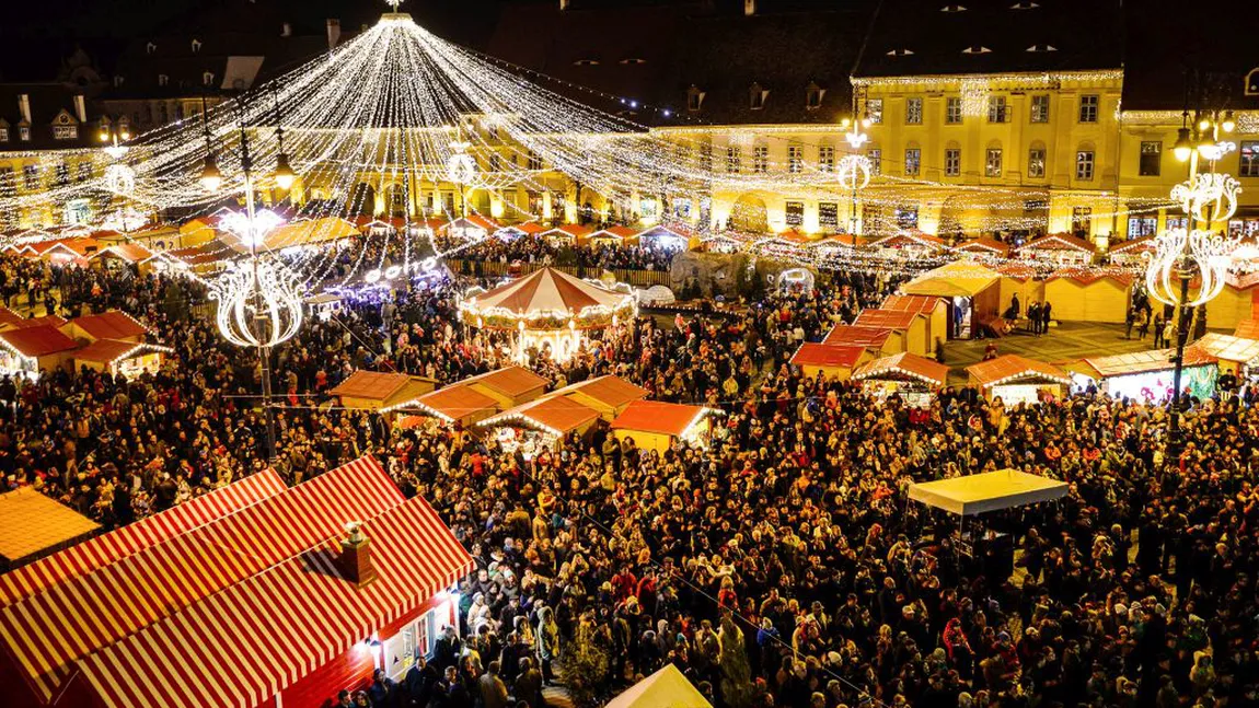 Târgul de Crăciun de la Sibiu îşi deschide porţile vineri seara. Vezi şi alte Târguri de Craciun în România în 2017