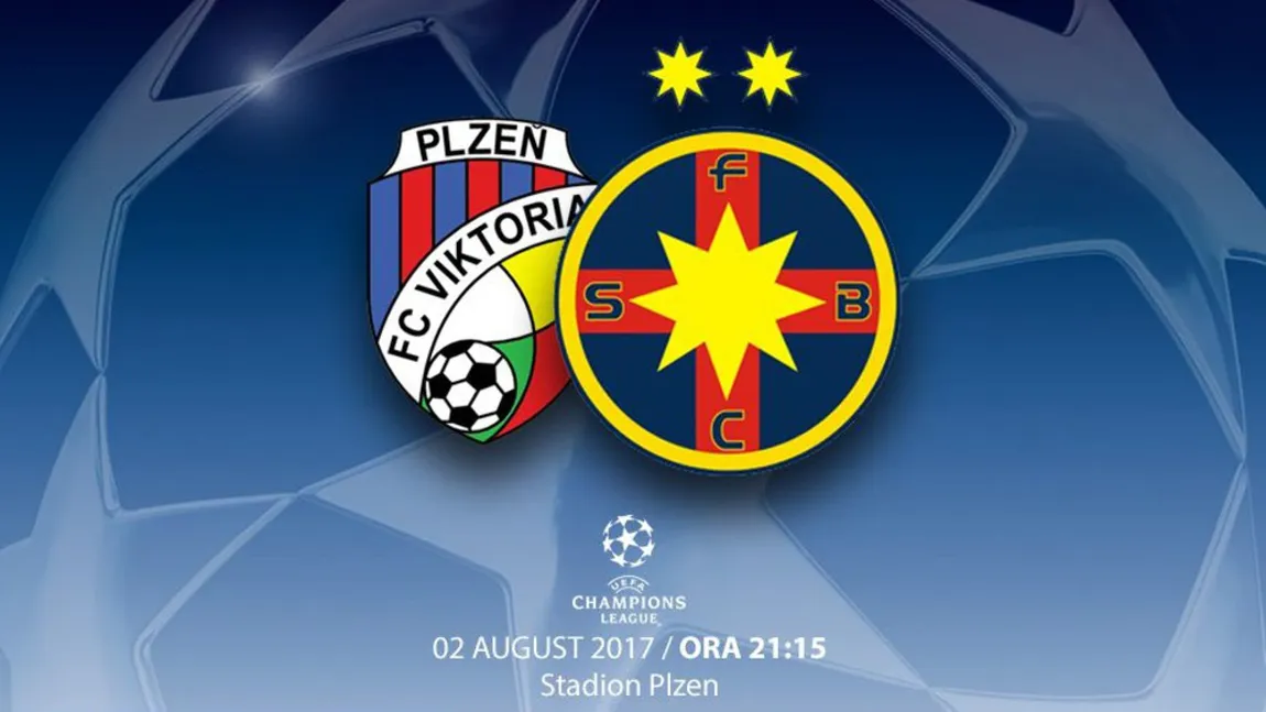 VIKTORIA PLZEN - FCSB 2-0: Primul eşec şi echipa lui Dică are emoţii cu menţinerea pe primul loc