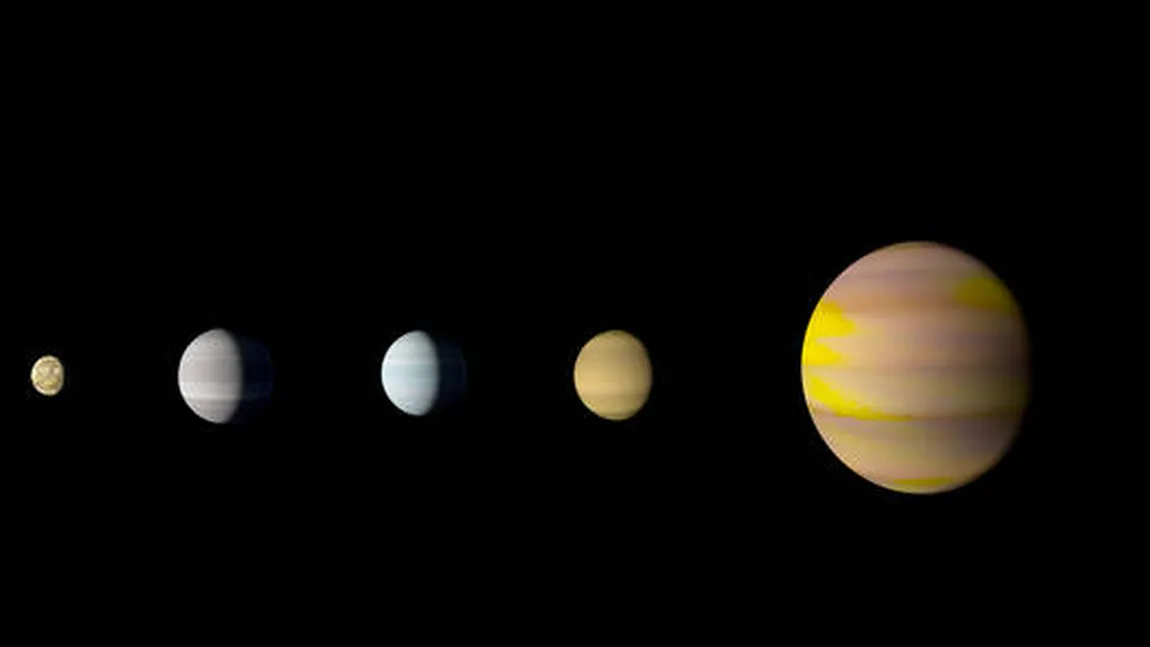NASA a descoperit un sistem solar cu opt planete, ca al nostru, dar mult mai mic