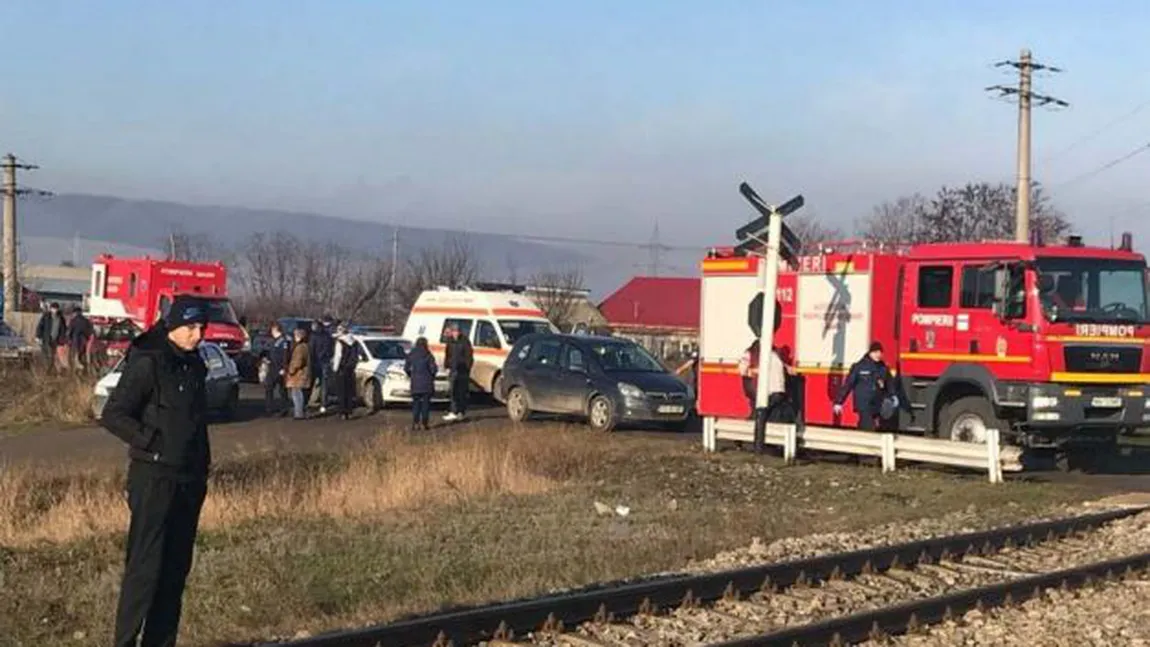 Accident feroviar în Vaslui. Mai multe persoane au fost grav rănite