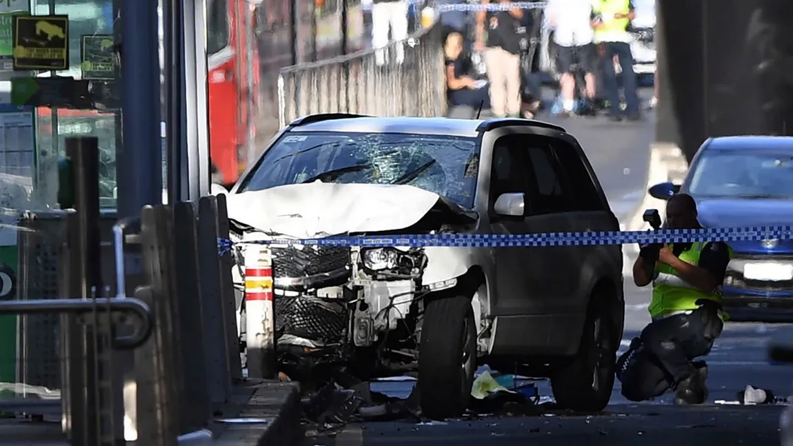 Bărbatul care a intrat cu maşina în mulţime, în Melbourne, inculpat pentru 18 tentative de omor