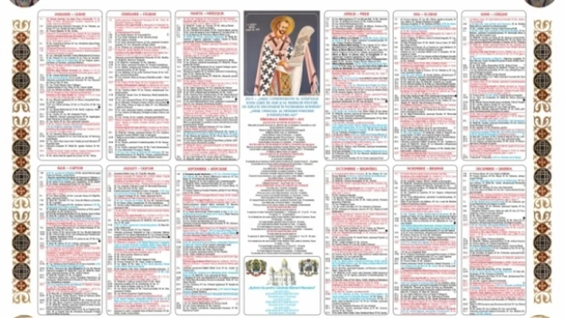 CALENDAR ORTODOX 28 DECEMBRIE 2017: Ce sfinţi sunt prăznuiţi joi