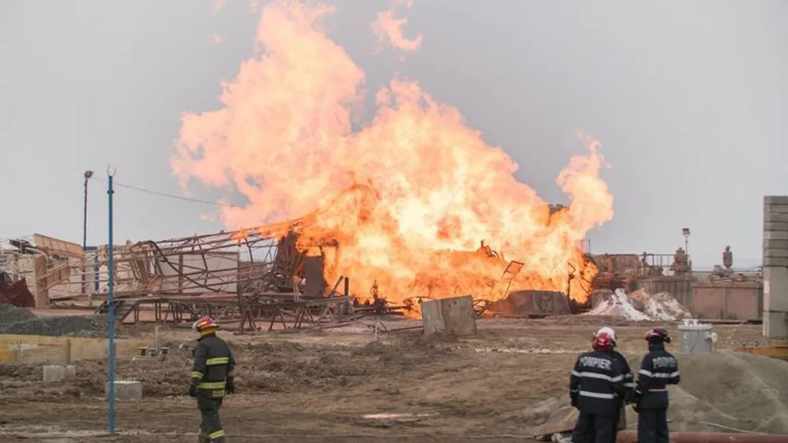 Incendiul de la sonda de gaz din Satu Mare este nestins din 17 decembrie. Unde s-a ajuns cu strategia de intervenții