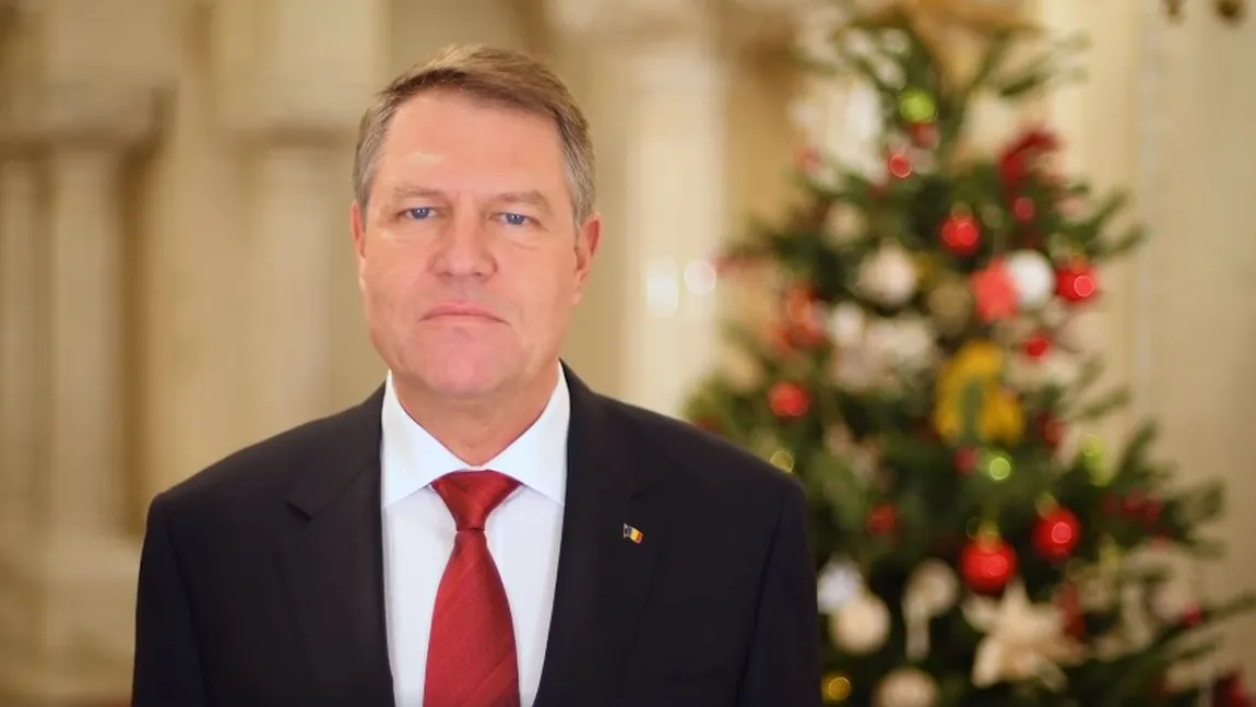 Mesaj de Crăciun pentru români din partea preşedintelui Klaus Iohannis: 