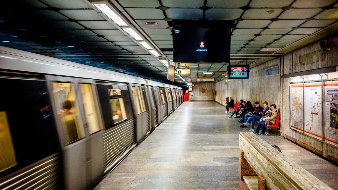 Programul de circulaţie la metrou se modifică începând de la Crăciun până în 2 ianuarie