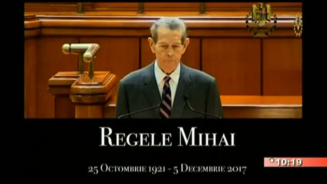 Şedinţa plenului Camerei Deputaţilor a început cu un moment dedicat memoriei Regelui Mihai