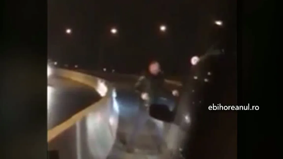 Bătaie în trafic după o tamponare VIDEO