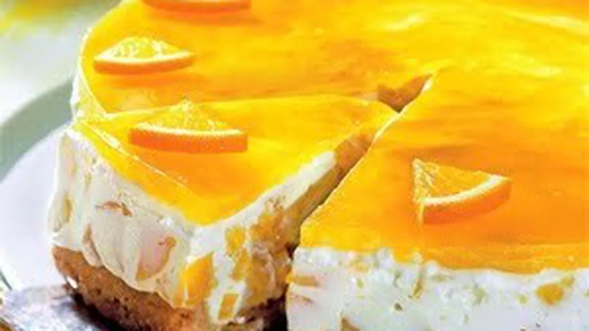 DESERTUL ZILEI: Tartă cu portocale si ananas