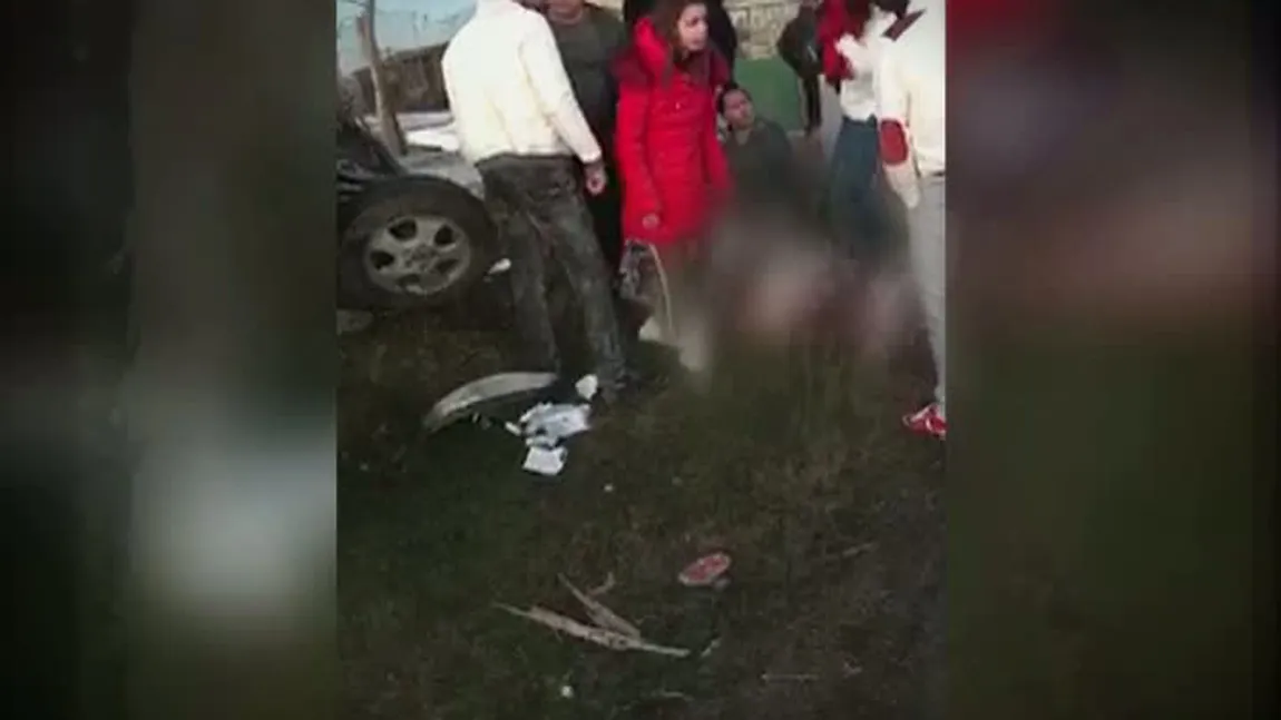 Accident rutier în Constanţa: Şofer în stare gravă după ce s-a răsturnat cu maşina