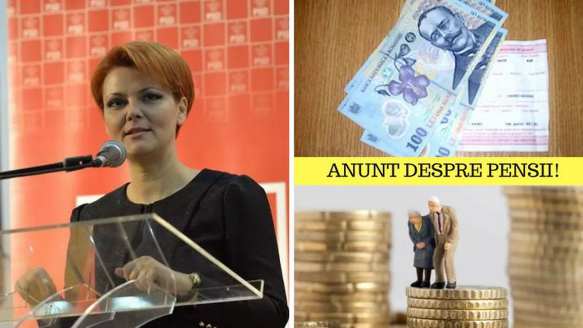 VEŞTI BUNE despre pensiile din România. Anunţul făcut de ministrul Muncii