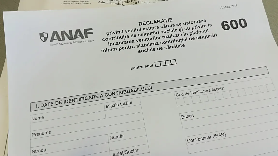 FORMULARUL 600. Ministrul de Finanţe: Există solicitări pentru amânarea depunerii declaraţiei 600 până la 1 iulie