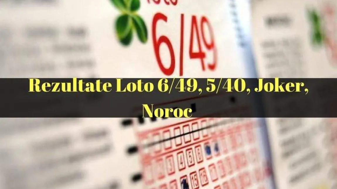 LOTO, LOTO 6 DIN 49: REZULTATE LOTO 21 IANUARIE 2018, NUMERE LOTO 21.01.2018. Report mare la Joker