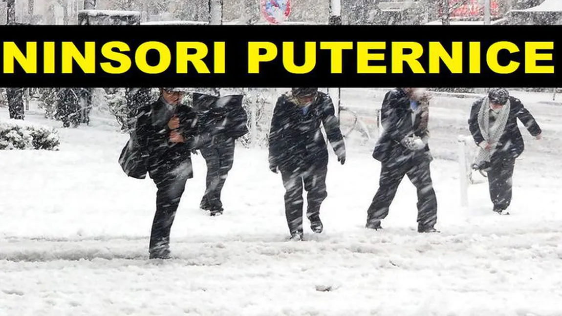 PROGNOZA METEO: Când vin primele ninsori în Bucureşti. Fenomene extreme în februarie