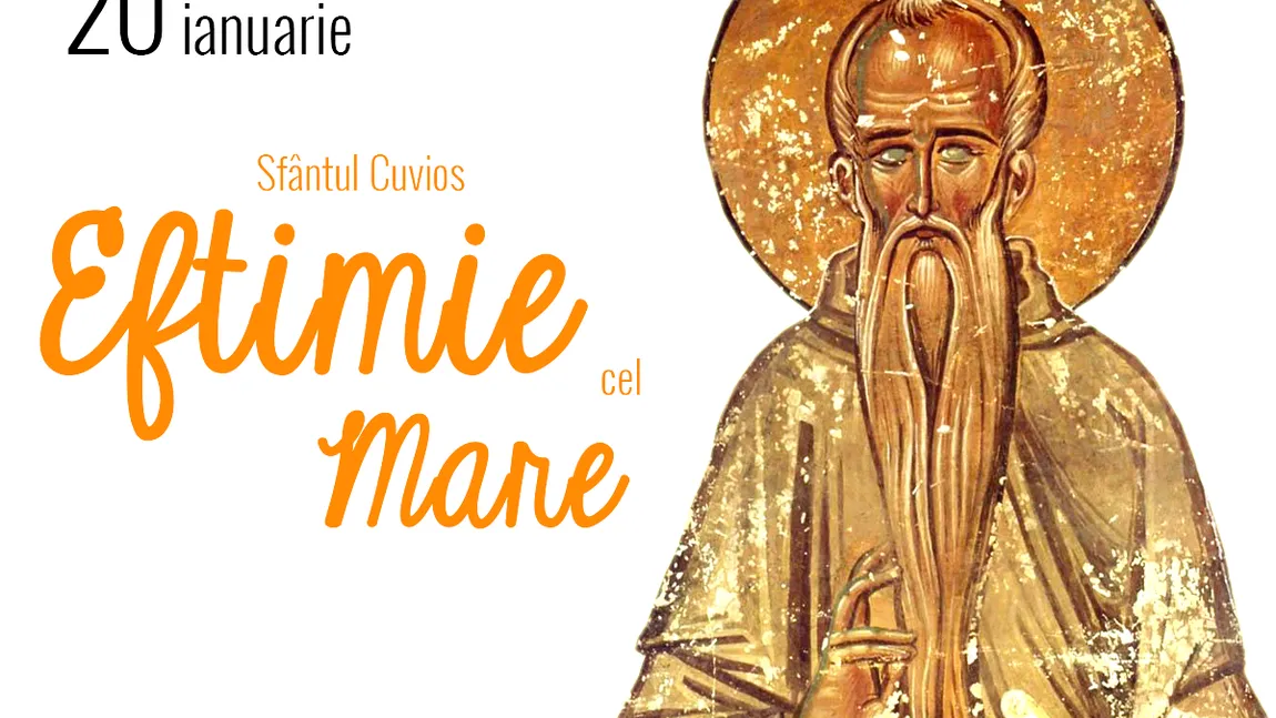 CALENDAR ORTODOX 20 IANUARIE 2018: Este celebrat sfântul care aduce voie bună