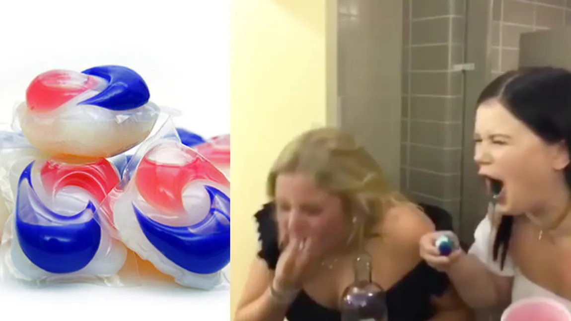 Nebunia care a cuprins tineretul. Adolescenţii îşi pun în pericol viaţa după ce au început să mănânce CAPSULE de DETERGENT - VIDEO