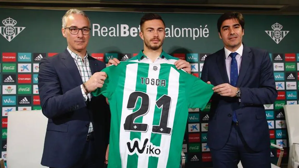 Alin Toşca a plecat de la Betis Sevilla. Va juca în SERIE A